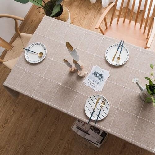 Decoration Cricheted Table Plaid Table Cloth Cover Dining Tablecloths Banquet Furniture Dustproof Cover Nordic Style Dasturxon