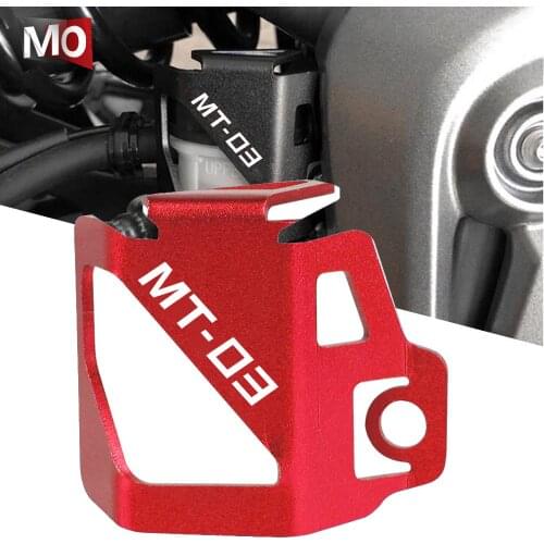 Motorcycle Rear Brake Fluid Reservoir Cap Cover Guard Protector For YAMAHA MT03 MT 03 MT25 MT-25 2015-2021 2020 2019 2018 2017