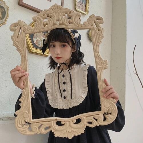 Lolita dress vintage Dark Japanese Loli soft sister Lolita daily dress women autumn 2019 new