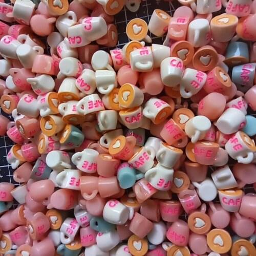 1pcs/lot resin solid lovely Love Coffee cup 12mm fairy garden gnome moss terrarium crafts bonsai home decor for DIY A032-13