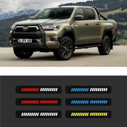 2pc DRL Car Front Grille Decorative Lamp For Toyota Hilux Ford Ranger F150 250 350 Nissan Navara Isuzu D-Max SsangYong Musso