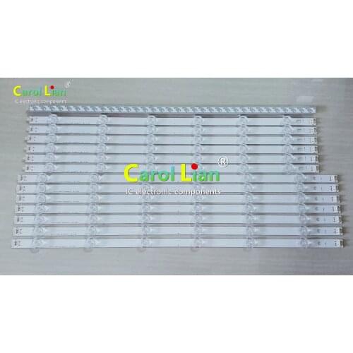 5 conjuntos = 70 peças led strip para lg 55 "tv 55ln5700 55ln5200 ln54m550060v12 55ln5400 pola2.0 55 innotek pola 2.0 lz55o1lcep