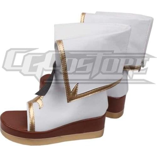 Anime Cosplay Shoes Boots Princess Connect! Re:Dive Karyl Costume Hand-made Leather Christmas Halloween Free ship COSX-1279
