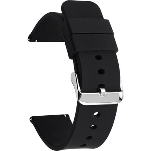 22mm Quick Release Strap For Samsung Galaxy Watch 46mm Silicone watchband For Samsung Gear S3/Gear2 R380 Bracelet wristband Belt