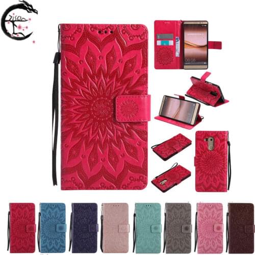 PU Leather Case Flip Cover for Huawei Mate 8 Phone Wallet Holder Stand Cases Card Slots Covering for Huawei Mate8 Casing Coque
