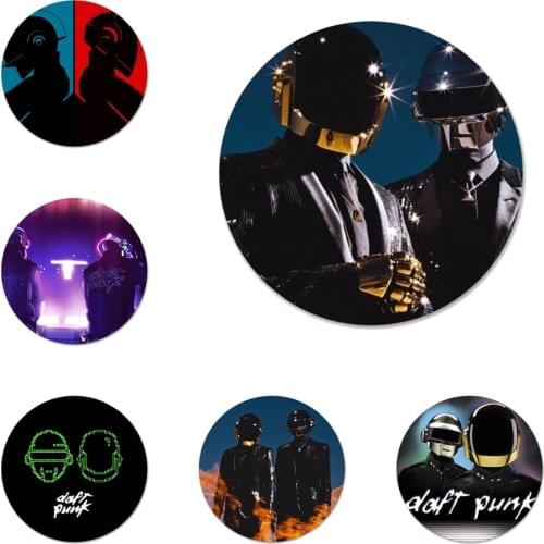 Daft Punk Give Life Back DJ Music Badge Brooch Pin Accessories For Clothes Backpack Decoration gift