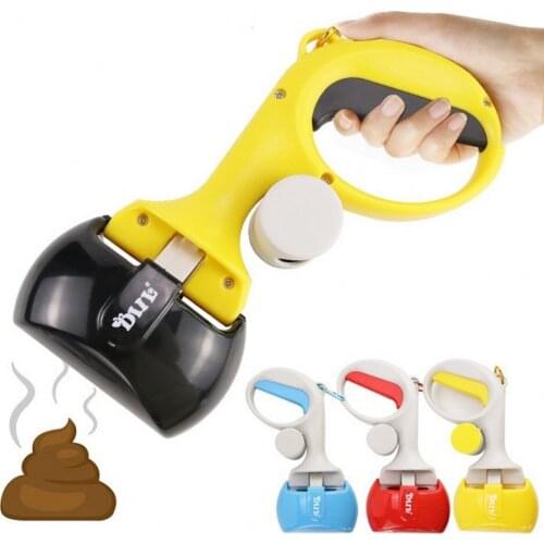 Dog Poop Bag Dispenser Travel 2 In 1 Pet Pooper Scooper Poop Scoop Clean Pick Up Animal Waste Waste Picker Cleaning Pet Products
