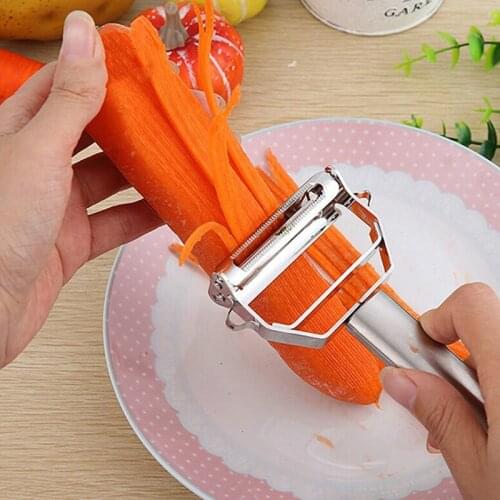 Double Planing Grater Planing Kitchen Accessories kitchen gadget New double-head grater stainless steel multi-function peeler