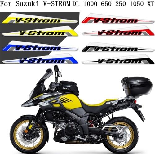Emblem Badge Logo V STROM 1050XT For Suzuki V-STROM DL 1000 650 250 1050 XT Tank Pad ADVENTURE Stickers VSTROM 2018 2019 2020