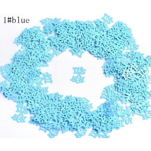 Confetti Its boy/girl blue pink for Gift Craft Birthday Party baby shower favor Decor DIY table crakers scatter sprinkles Wh