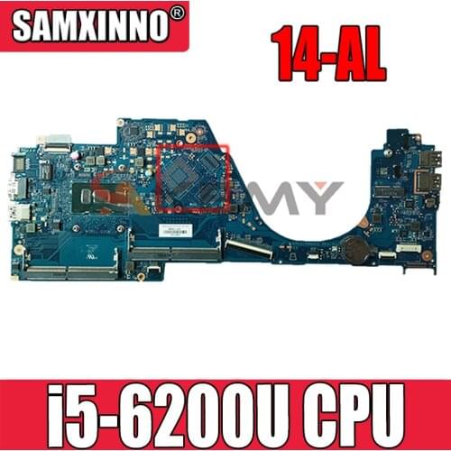 DAG31AMB6D0 G31A MB For TPN-Q171 HP Pavilion 14-AL Laptop Motherboard 855830-601 855830-001 With i5-6200U CPU 100% Fully Tested