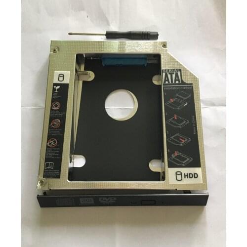 WZSM New 12.7mm 2nd SATA Hard Drive HDD Caddy For ASUS N80 N80v N80vb N80vc N80vm N80vn