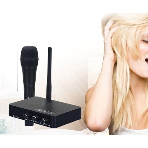 New Handheld Wireless Karaoke Microphone Karaoke Player Home Karaoke Echo Mixer System Digital Sound Audio Mixer Singing Machine