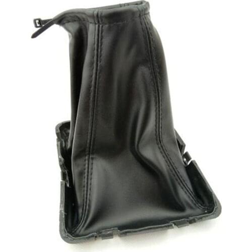 Gear Dustproof cover for 2003-2008 Buick Regal 2.0L Manual Block Shift Lever dust cover Blcak leather