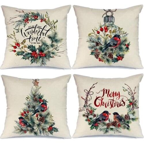 Farmhouse Christmas Pillow Covers for Home Decor Farmhouse Christmas Decor Christmas Pillows Christmas Decorations