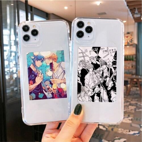Japan Anime Given Transparent Phone Case For iPhone 11 Pro MAX 12 XR 7 X XS SE20 8 Plus Cute Music Gay Soft Silicone Cover Coque