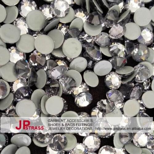 Ss20 5mm hot fix rhinestone black diamond 1440 pieces each lot ; free shipping rhinestones crystal for high fashion dress