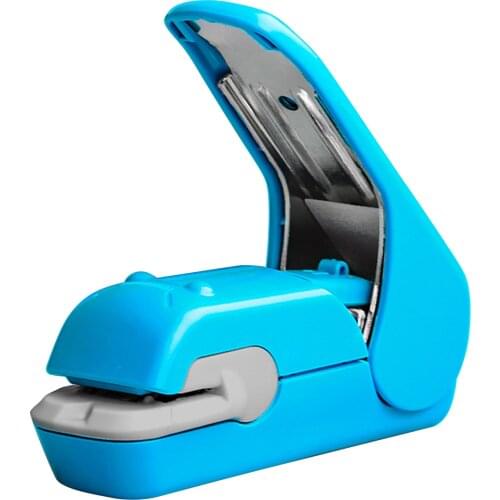 Staple Free Stapler Time Saving Effortless Needle Free Handhled Stapler Mini Portable US-Drop