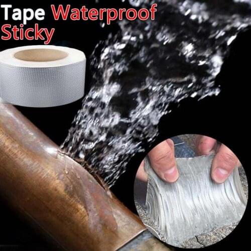 Super Strong Aluminum Foil Adhesive Butyl Tape Waterproof Duct Tape Super Repair Crack Thicken Butyl Home Renovation Tools
