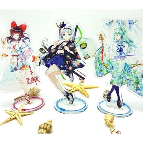 Touhou Proje figure acrylic doll anime Hakurei Reimu Kirisame Marisa Yakumo Yukari 16cm cosplay toy decoration model