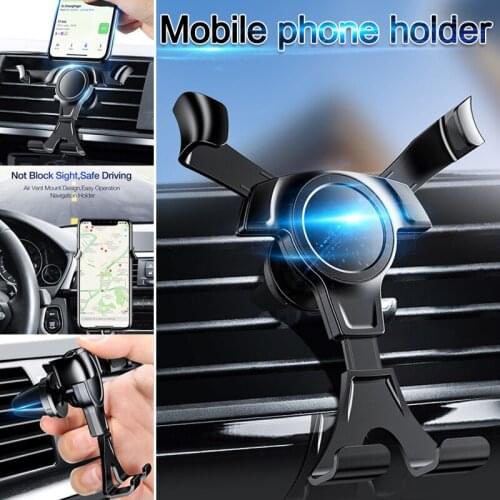 Universal Gravity Car Phone Bracket Holder Air Vent Navigation Stand Mount PUO88