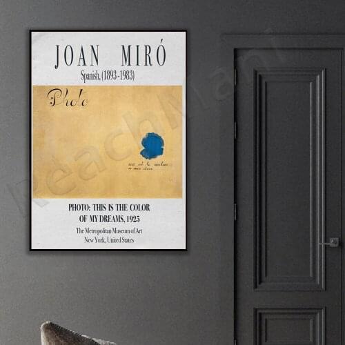 Joan Miró exhibition poster printable | Photos: Colors of My Dreams, Miró paintings, Impressionism Exhibition Print Museum Art D
