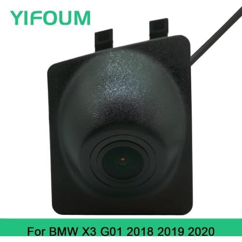 YIFOUM HD CCD Car Front View Parking Night Vision Positive Waterproof Logo Camera For BMW X3 G01 2018 2019 2020