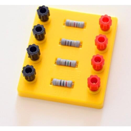 5pcs/pack Resistance Ring Fixed Resistance Unknown Resistance Measurement Electrical Circuit Physical Electrical Equipment