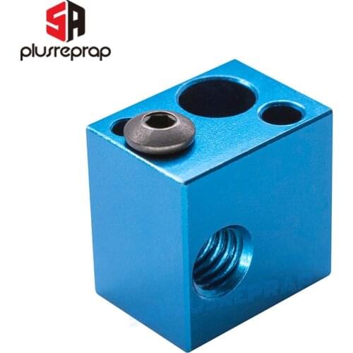 3D Printer Aluminum Block 16*16*12mm for Thermistor HT-NTC100K Thermocouple V5 V6 J-head Hotend Extruder