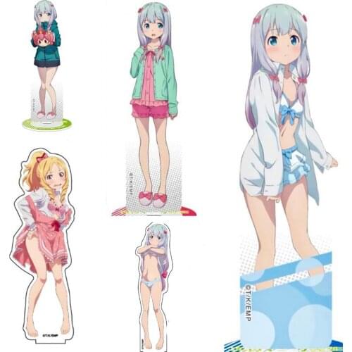 Anime Eromanga Sensei Masamune Izumi Sagiri Acrylic Stand Figure Model Plate Display Desktop Decor Accessories Cosplay