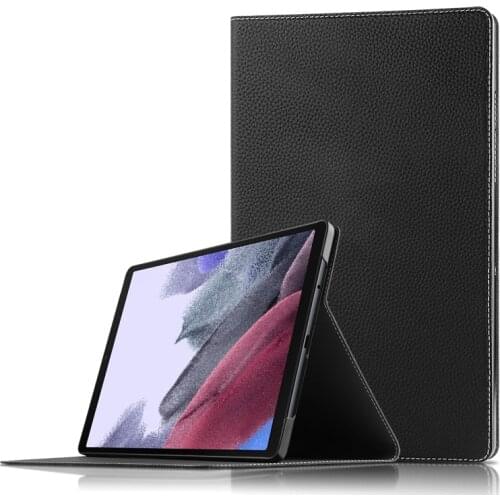 Case Cowhide For Samsung Galaxy Tab A7 Lite 8.7 2021 SM T220 SM-T220 SM-T225 8.7"Tablet Protect Cover Shell Genuine Leather Case