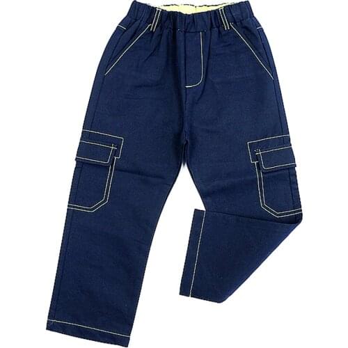 Boys Jeans Pants Kids Clothes Cotton Casual Children Denim Trousers Boys Straight Jeans Teenager Denim Boys Clothes 5-12Y 4P0522