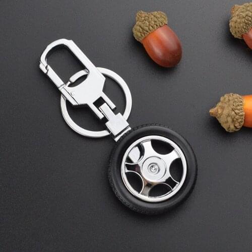 2021Hot Sale keychain car business Tire interior accessories keyring Creative Auto Accessories new
