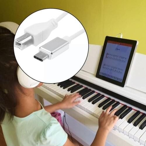 Type-C to USB 2.0 Keyboard Converter Cable MIDI Electronic Audio Cable Musical For MIDI Controller Instrument Msi Rtx 3060