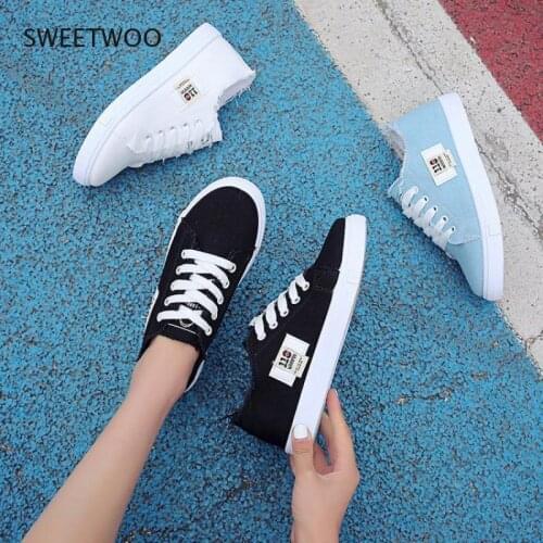 Tenis white shoes women fashion shoes low cut canvas shoes round toe round strap casual shoes