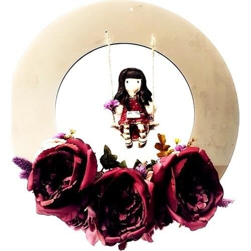 Merland Door Ornament Salıncaktaki Girl Model