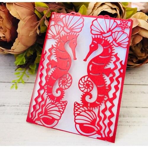 Panalisacraft hippocampus window leaves Metal Cutting Dies Stencils for DIY Scrapbooking/photo album Embossing DIY Paper Cards