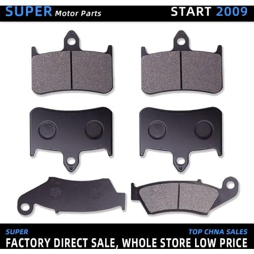 1 Set Motorcycle Front And Rear High Quality Brake Pads Disks Shoes FOR Honda VFR750 VFR400 RVF400 VFR RVF 40 NC30 NC35 Parts