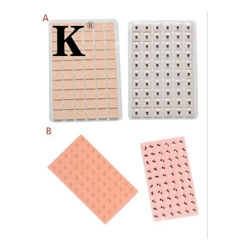 600Pcs/100pcs Ear Acupuncture Massage Therapy Needle Patch Seeds Sticker Auricular Auriculotherapy Ear Care Single/Double Grain