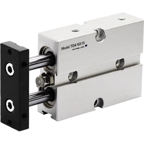 TN40 TDA40 Double Action Pneumatic Air Cylinder Bore 20mm Dual Rod Cylinder TN40-20 TN40-30 TN40-40 TN40-50 TN40-100 TN40-300