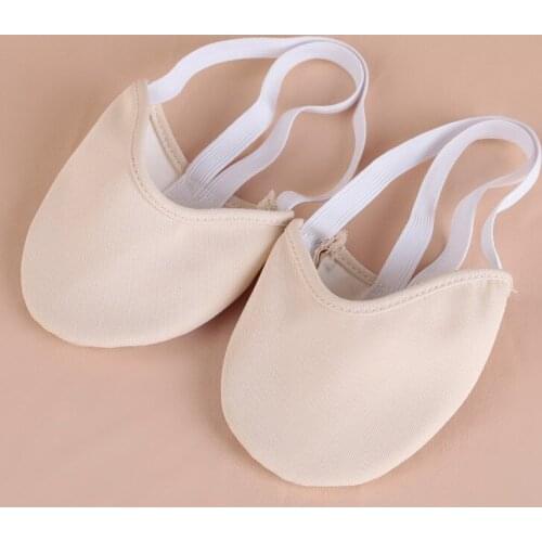 Professional Dancewear Women Ballet Flats Belly Dance Practice Shoes Pads Foot Thong