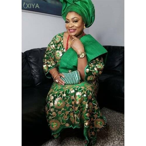 Luxury Sequin Lace Fabric African Nigerian Net Lace with Sequins French Tulle Mesh Lace for Sewing Sequence Lace Fabric APW3869B