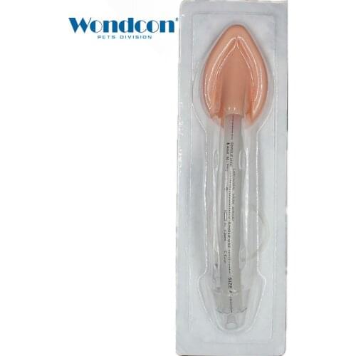 Wondcon Single use Silica gel throat Hood Enhanced Aseptic Tracheal tube 1-5mm Airway tube throat Disposable tracheal intubation