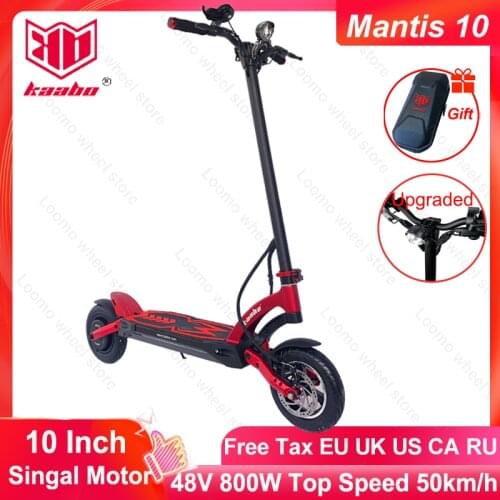 Original Kaabo Mantis 10inch Single motor e-scooter 800W 48V 18.2Ah electric scooter foldable e-scooter