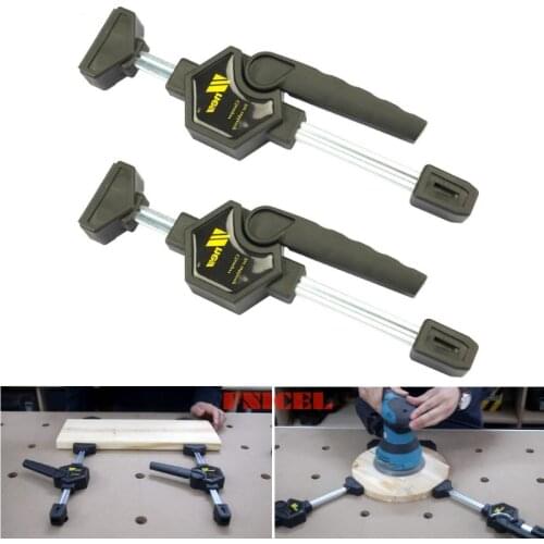 2Pcs/set Wood Working Clamp Fixture Desktop Clip Woodworking Fast Clip Auxiliary Tool