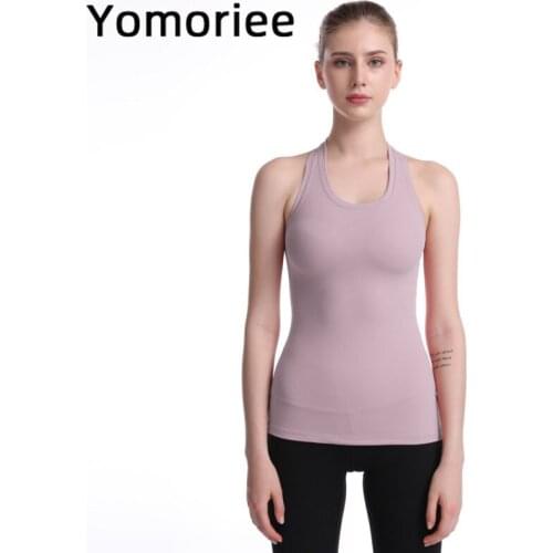 Workout Women Yoga Shirt Gym Sport Running Training Tank Push-up Sexy Quick Dry Breathable Sweat Slim Fit Fitness Top Yomoriee