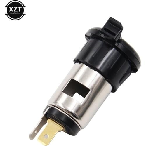 12V Waterproof Car Auto Motorcycle Cigarette Lighter Power Plug Socket For Motorcycles Boats Mowers Tractors Cars