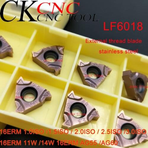 16ERM 1.0ISO /1.5ISO 16ERM 2.0ISO 16ERM 2.5ISO 16ERM 3.0ISO 16ERM 11W /14W 16ERM AG55 /AG60 Threaded blade for stainless steel