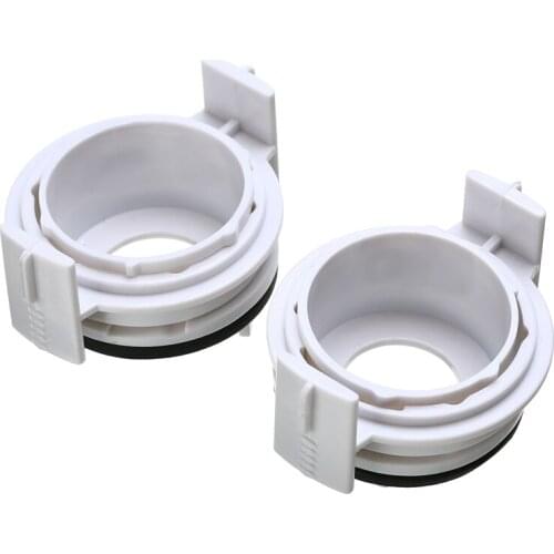 2pcs High Qulaity H7 HID Bulb Conversion Adapter Holder White H7 HID Bulb Adapter Holder for BMW E46 3 Series 99-06