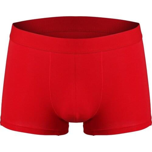 4pcs/lot Mens Underpants Boxers Plus Size Breathable Cotton Underwear Shorts Soft Pure Color Intimates Panties